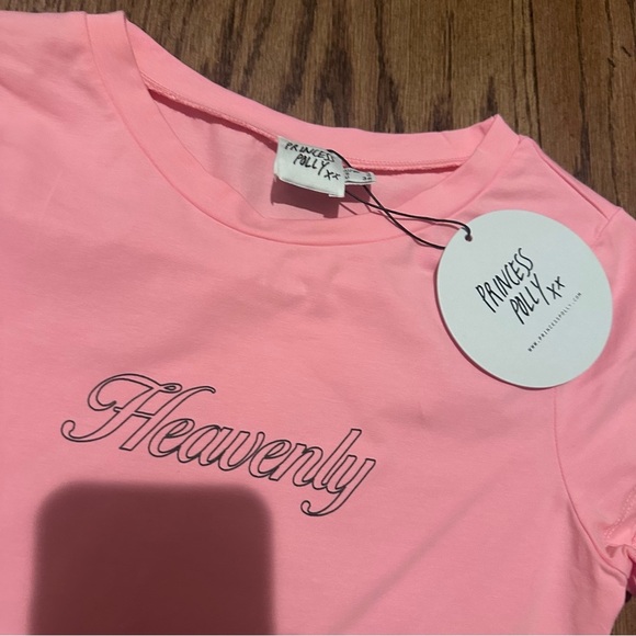 Heavenly Pink Tee NWT - Picture 2 of 3